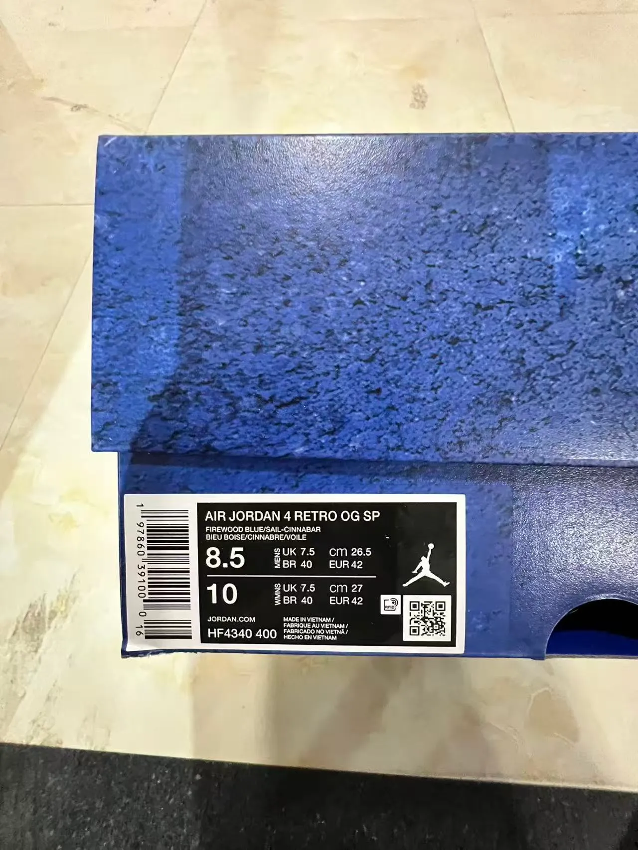 Nike Air Jordan 4 Royal Blue Basketball Shoes 11