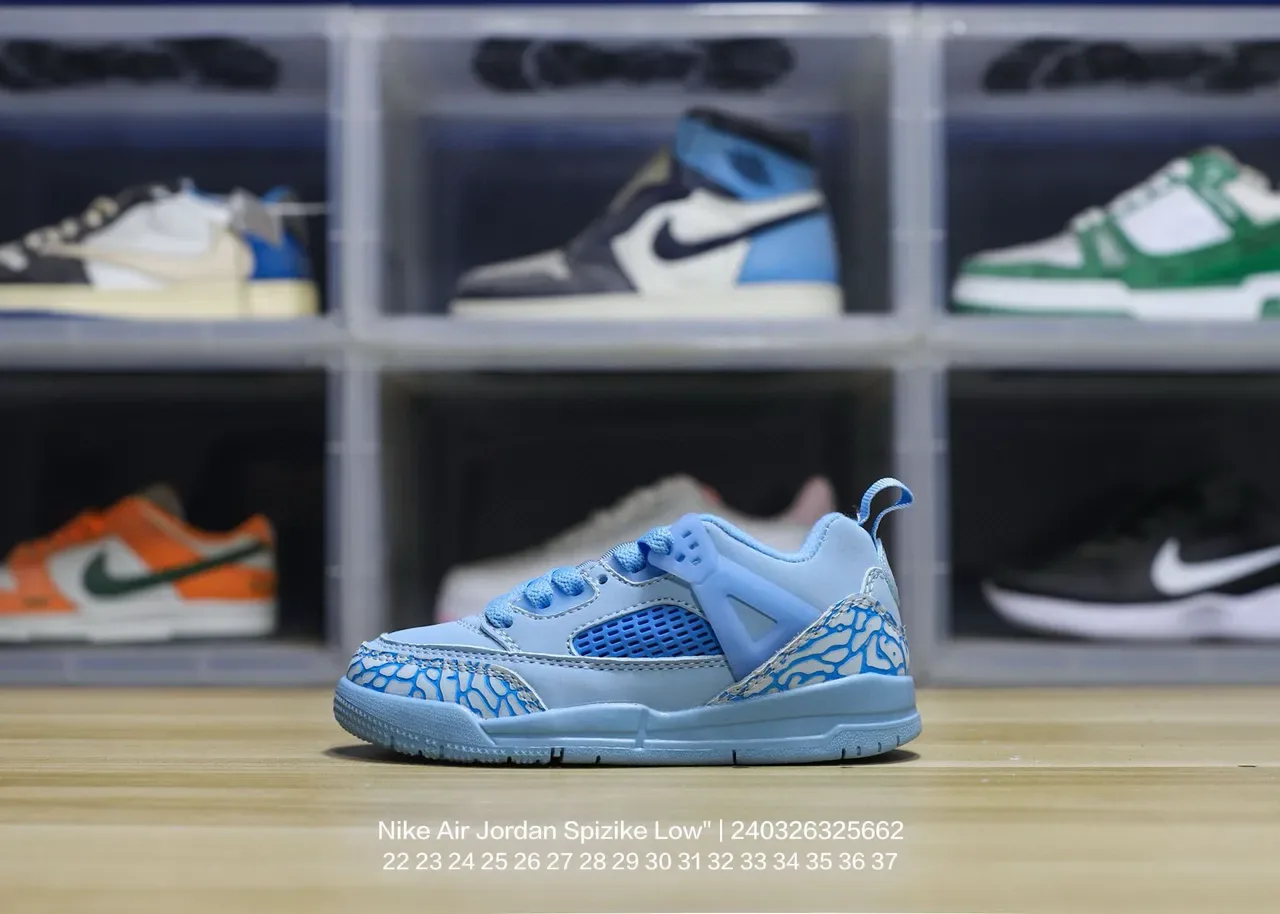 Nike Air Jordan Spizike Low Off-White Elephant Print Lifestyle Sneakers 15