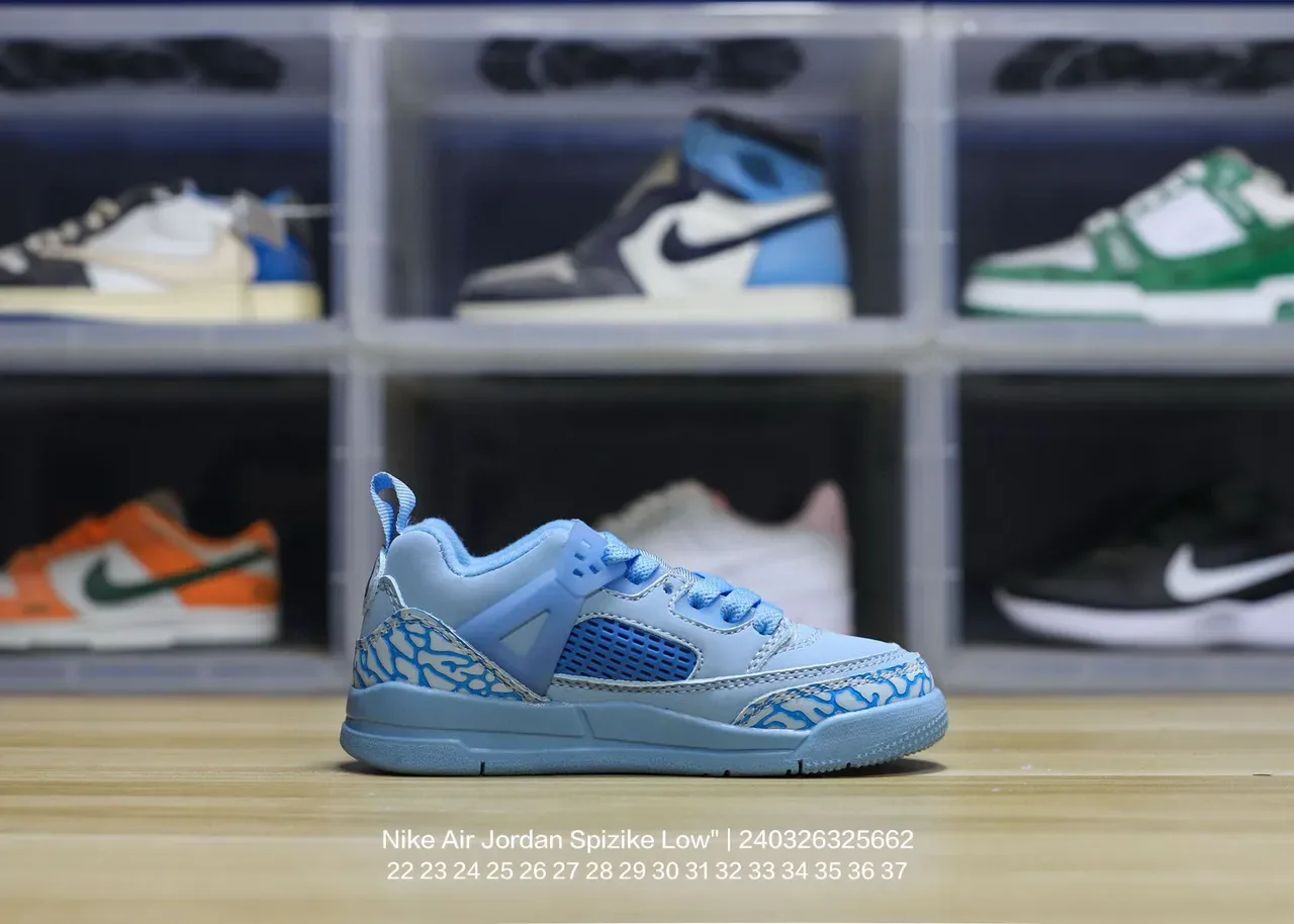 Nike Air Jordan Spizike Low Off-White Elephant Print Lifestyle Sneakers 17