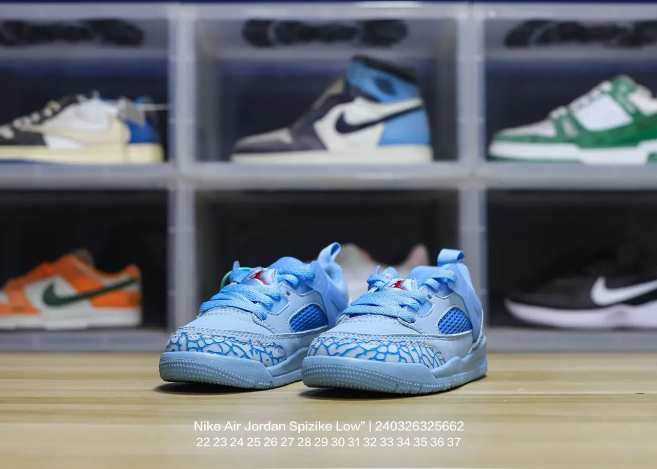 Nike Air Jordan Spizike Low Off-White Elephant Print Lifestyle Sneakers 19