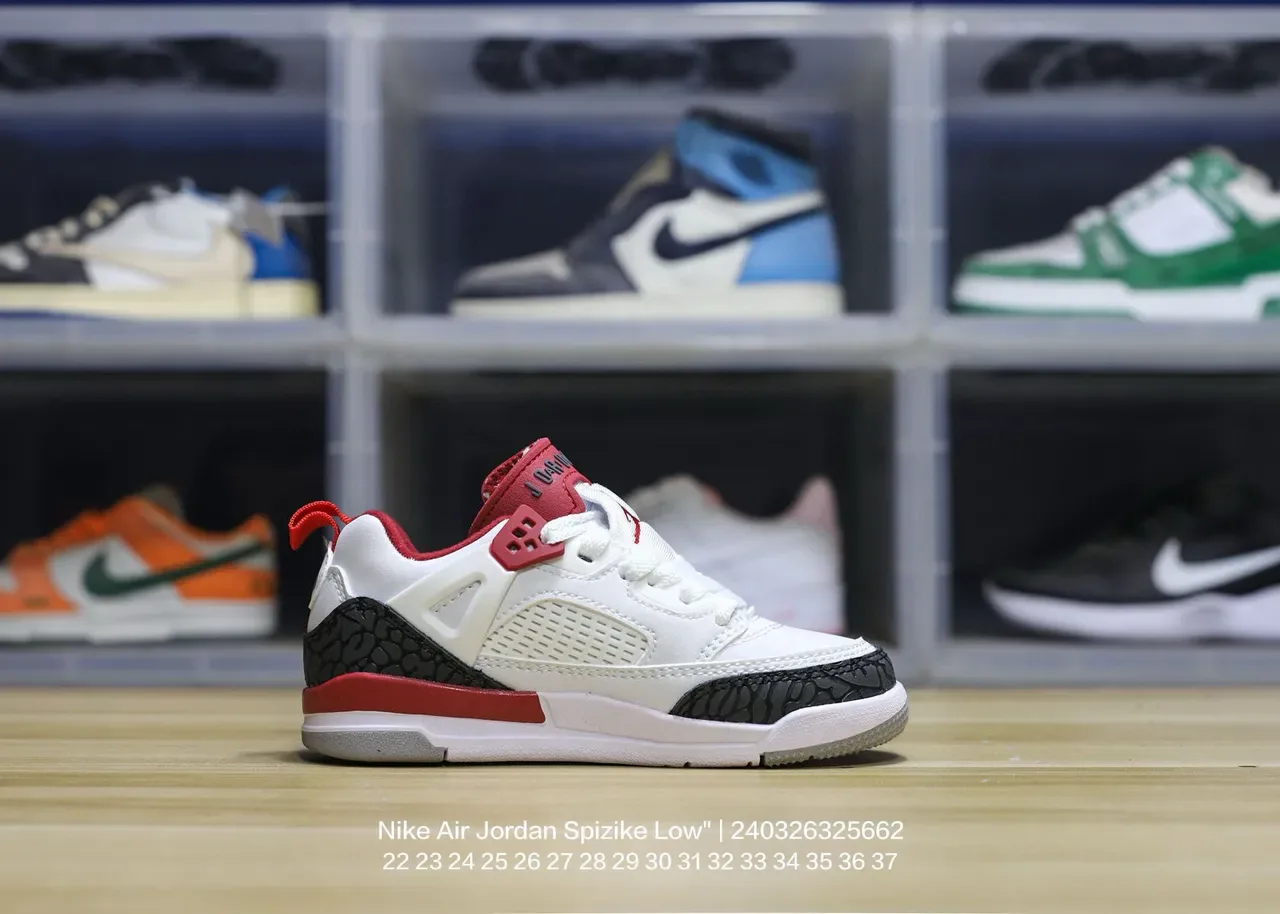 Nike Air Jordan Spizike Low Off-White Elephant Print Lifestyle Sneakers 22