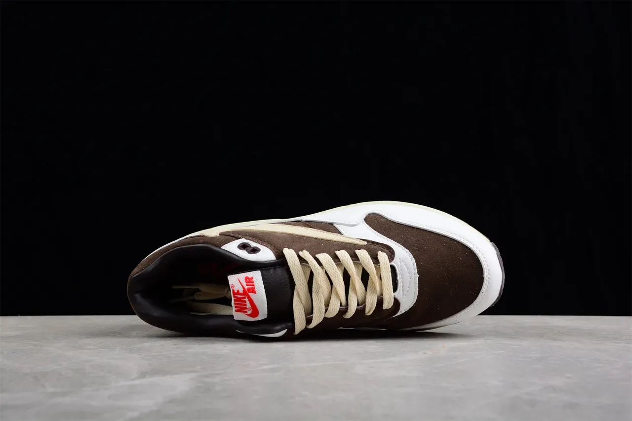 Nike Air Max 1 Brown White Beige Lifestyle Sneakers 13