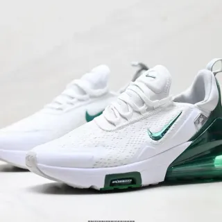 Nike Air Max 270 React White and Green Lifestyle Sneakers