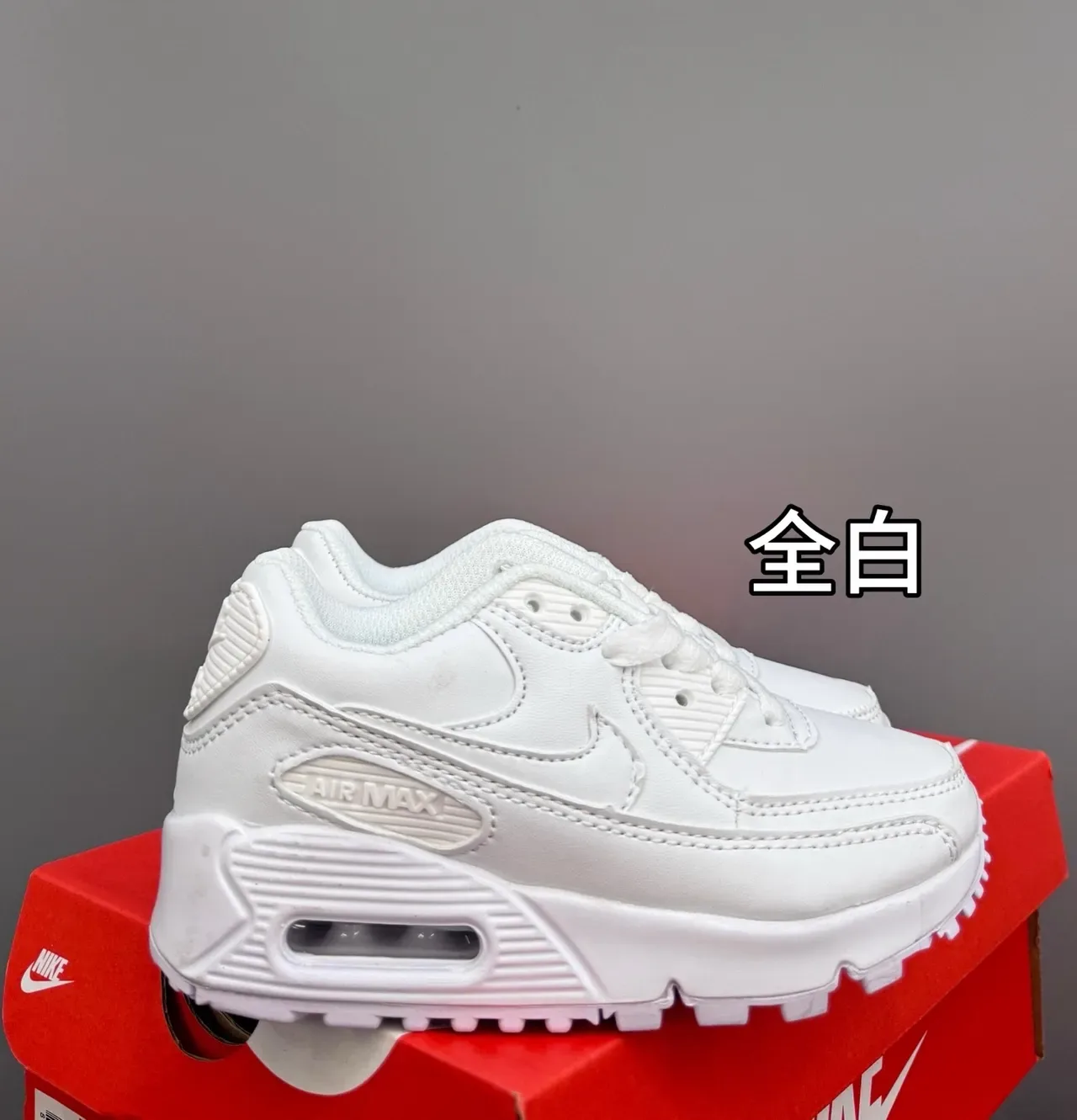 Nike Air Max 90 All White Lifestyle Sneakers 3