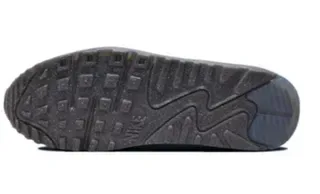 Nike Air Max 90 Black Blue Low-Top Mesh And Synthetic Upper Lifestyle Sneakers 2
