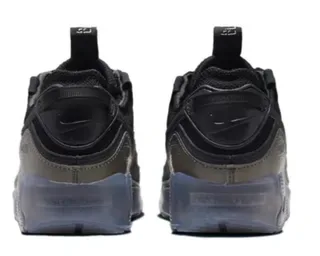 Nike Air Max 90 Black Blue Low-Top Mesh And Synthetic Upper Lifestyle Sneakers 3