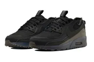 Nike Air Max 90 Black Blue Low-Top Mesh And Synthetic Upper Lifestyle Sneakers 6