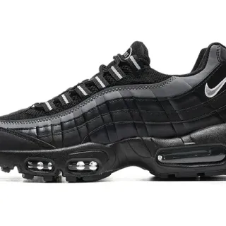 Nike Air Max 95 Black Silver Lifestyle Sneakers