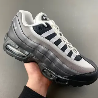 Nike Air Max 95 Metallic Silver and Black Lifestyle Sneakers