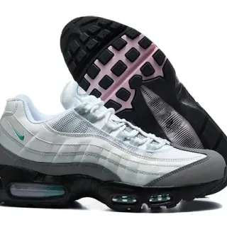 Nike Air Max 95 White Gray Mint Green Lifestyle Sneakers