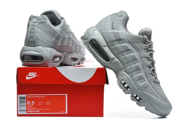 Nike Air Max 95 White Gray Mint Green Lifestyle Sneakers 13