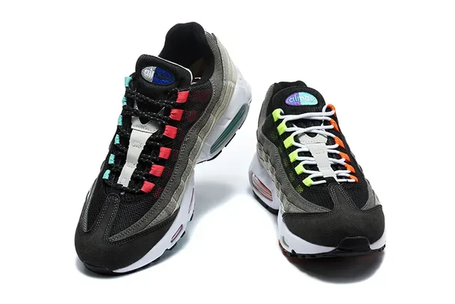 Nike Air Max 95 White Gray Mint Green Lifestyle Sneakers 15