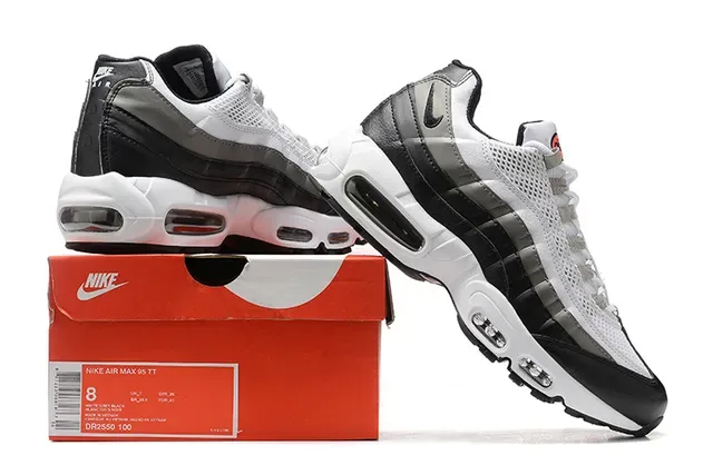 Nike Air Max 95 White Teal Black Yellow Lifestyle Sneakers 14
