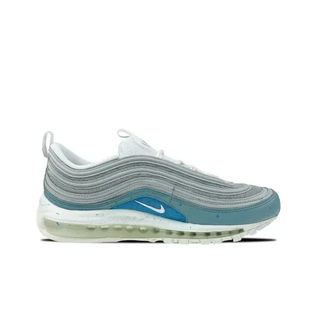Nike Air Max 97 Light Gray Blue Speckled Lifestyle Sneakers 15