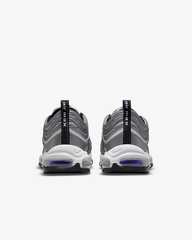Nike Air Max 97 Metallic Silver Purple Lifestyle Sneakers 8