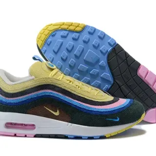 Nike Air Max 97 Multicolor Layered Wave Lifestyle Sneakers