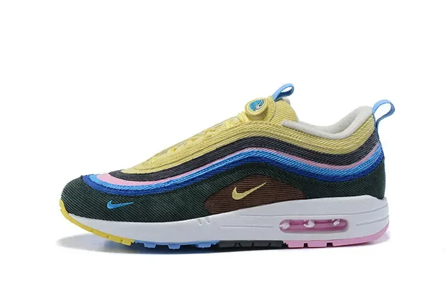 Nike Air Max 97 Multicolor Layered Wave Lifestyle Sneakers 3
