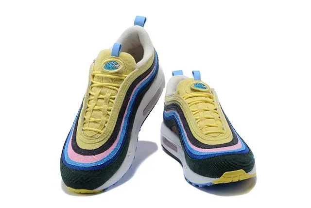 Nike Air Max 97 Multicolor Layered Wave Lifestyle Sneakers 5