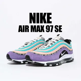 Nike Air Max 97 SE Purple Teal Peach Lifestyle Sneakers