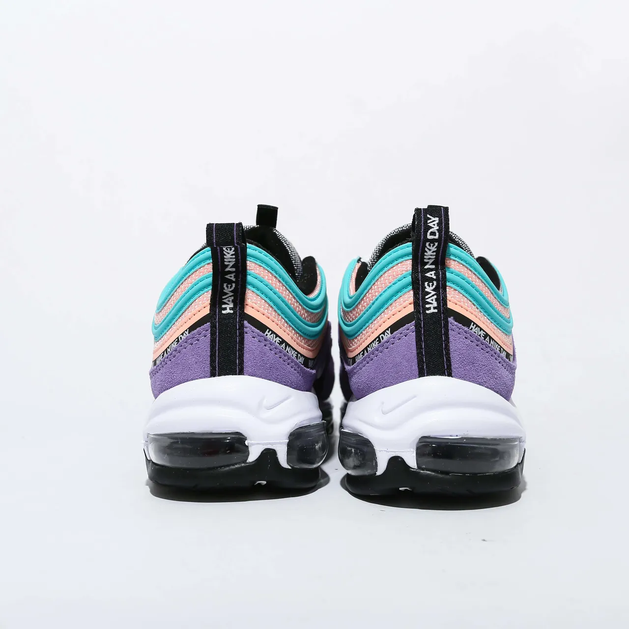 Nike Air Max 97 SE Purple Teal Peach Lifestyle Sneakers 6