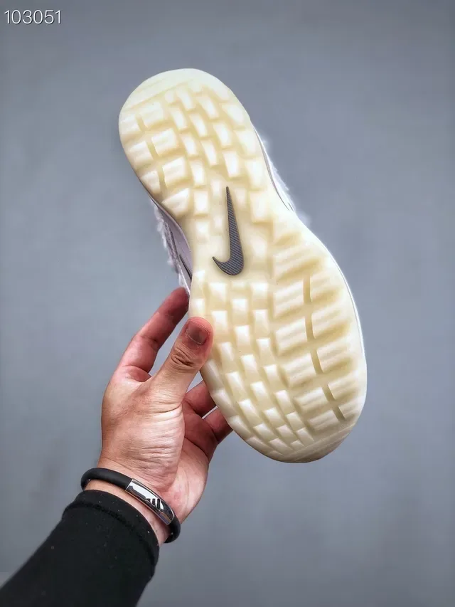 Nike Air Max 97 Shearling-Trimmed White Lifestyle Sneakers 2
