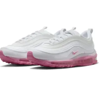 Nike Air Max 97 White Pink Translucent Sole Lifestyle Sneakers