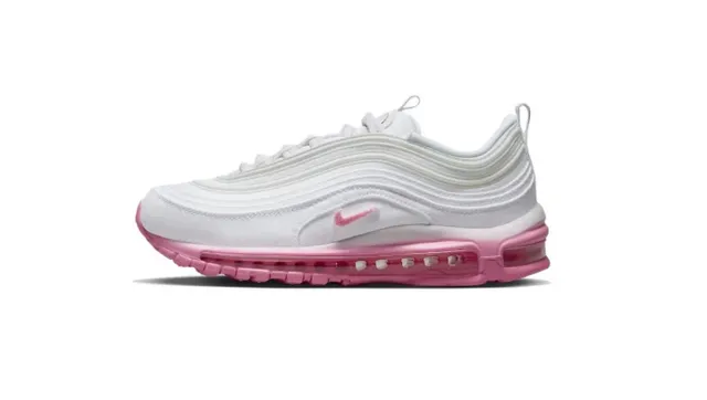 Nike Air Max 97 White Pink Translucent Sole Lifestyle Sneakers 2