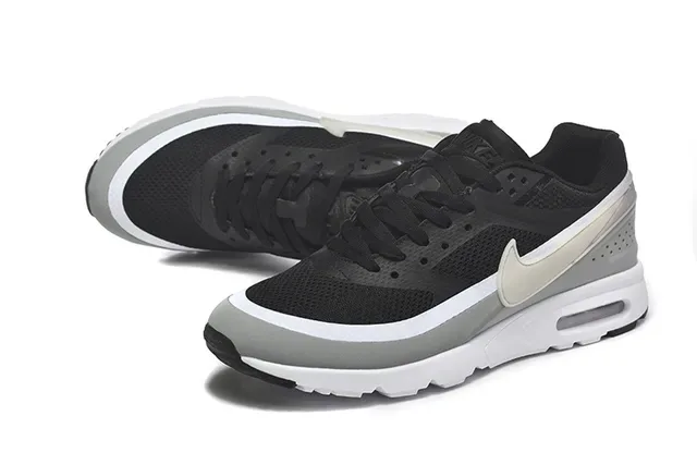 Nike Air Max BW Black Light Gray Beige Lifestyle Sneakers 4