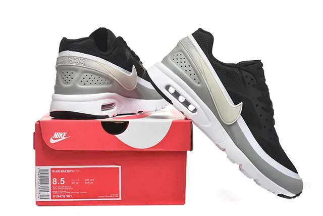 Nike Air Max BW Black Light Gray Beige Lifestyle Sneakers 6
