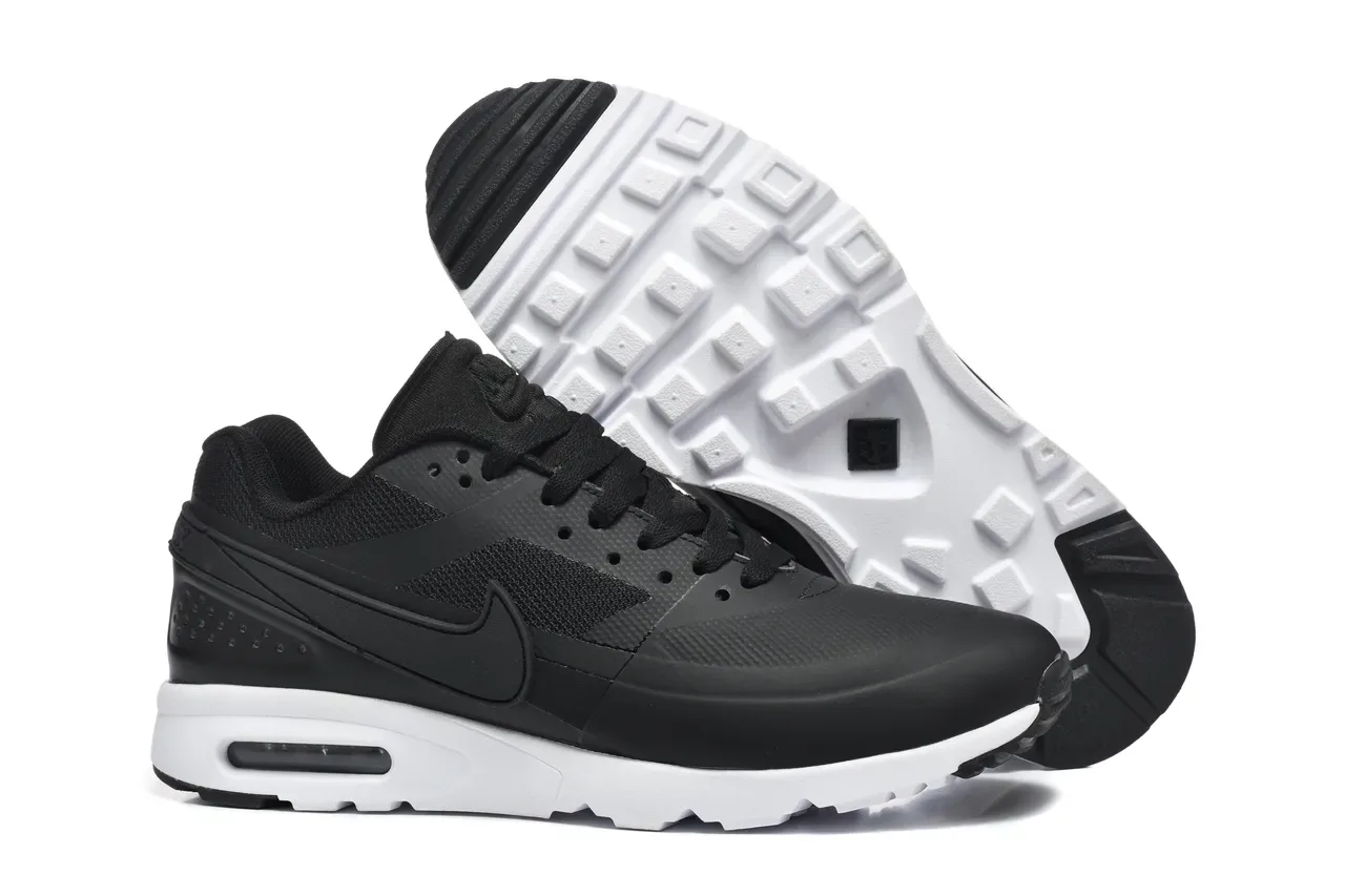 Nike Air Max BW Black Light Gray Beige Lifestyle Sneakers 22