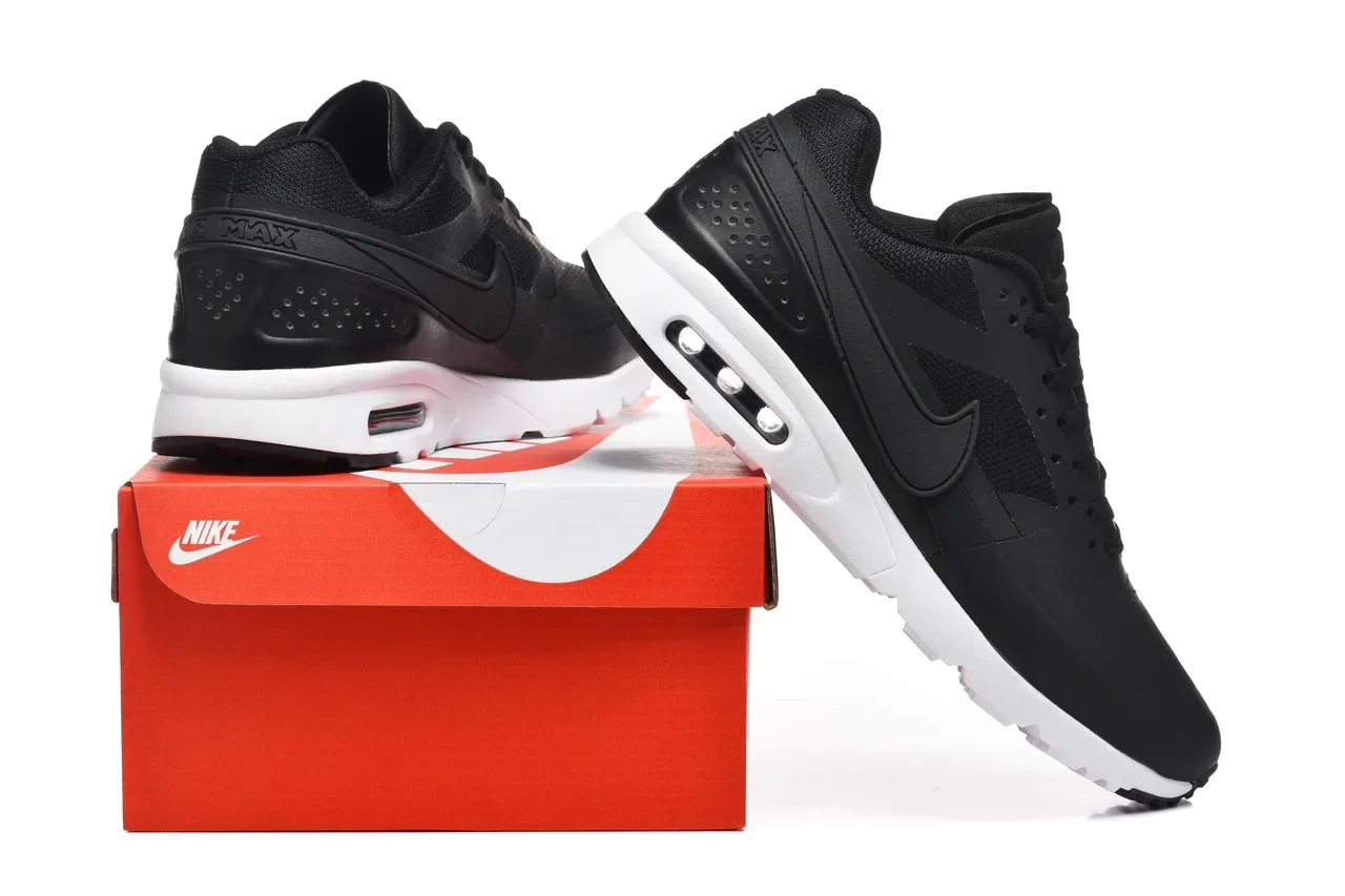 Nike Air Max BW Black Light Gray Beige Lifestyle Sneakers 24