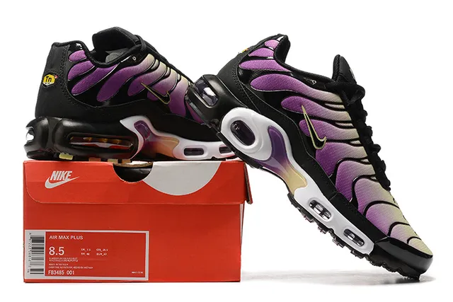 Nike Air Max Plus Gradient Purple Black Lifestyle Sneakers 6