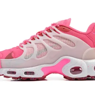 Nike Air Max Plus Pink and White Lifestyle Sneakers
