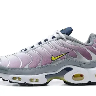 Nike Air Max Plus Pink Silver Yellow Lifestyle Sneakers