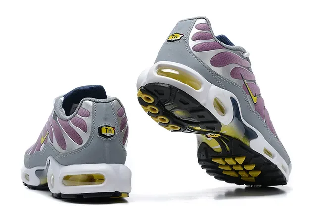 Nike Air Max Plus Rose Argent Jaune Lifestyle Sneakers 2