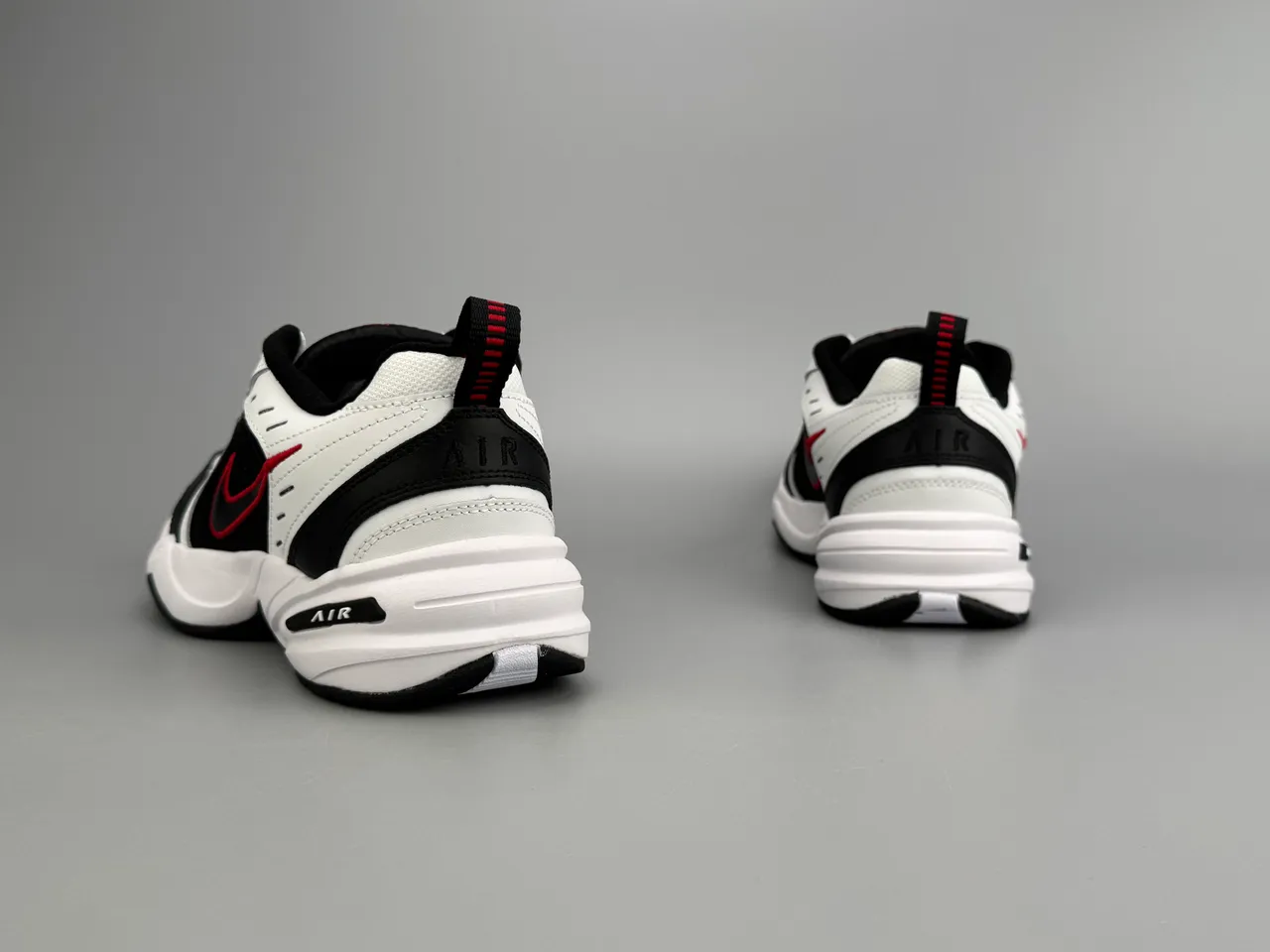 Nike Air Monarch IV White Black Red Lifestyle Sneakers 5