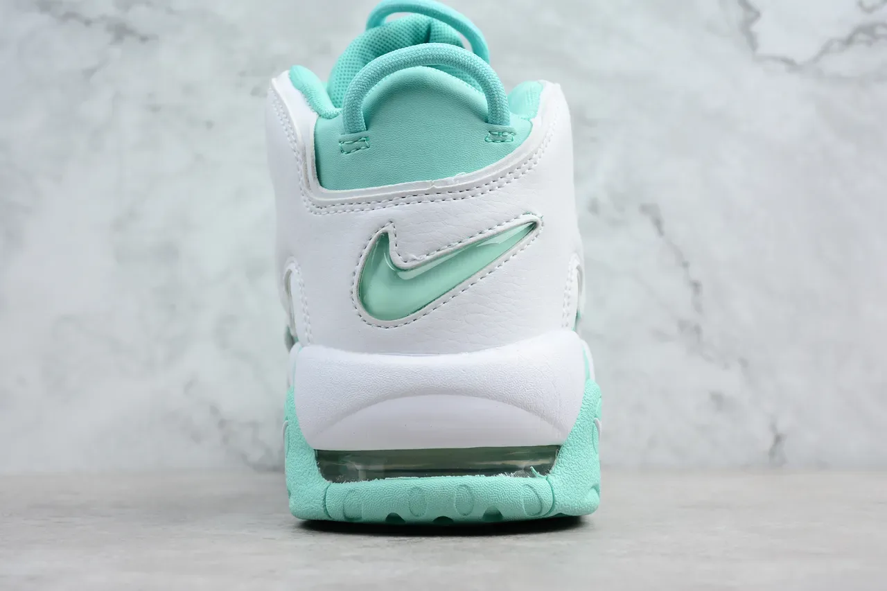 Nike Air More Uptempo Vert Menthe Blanc Sneakers Lifestyle 5