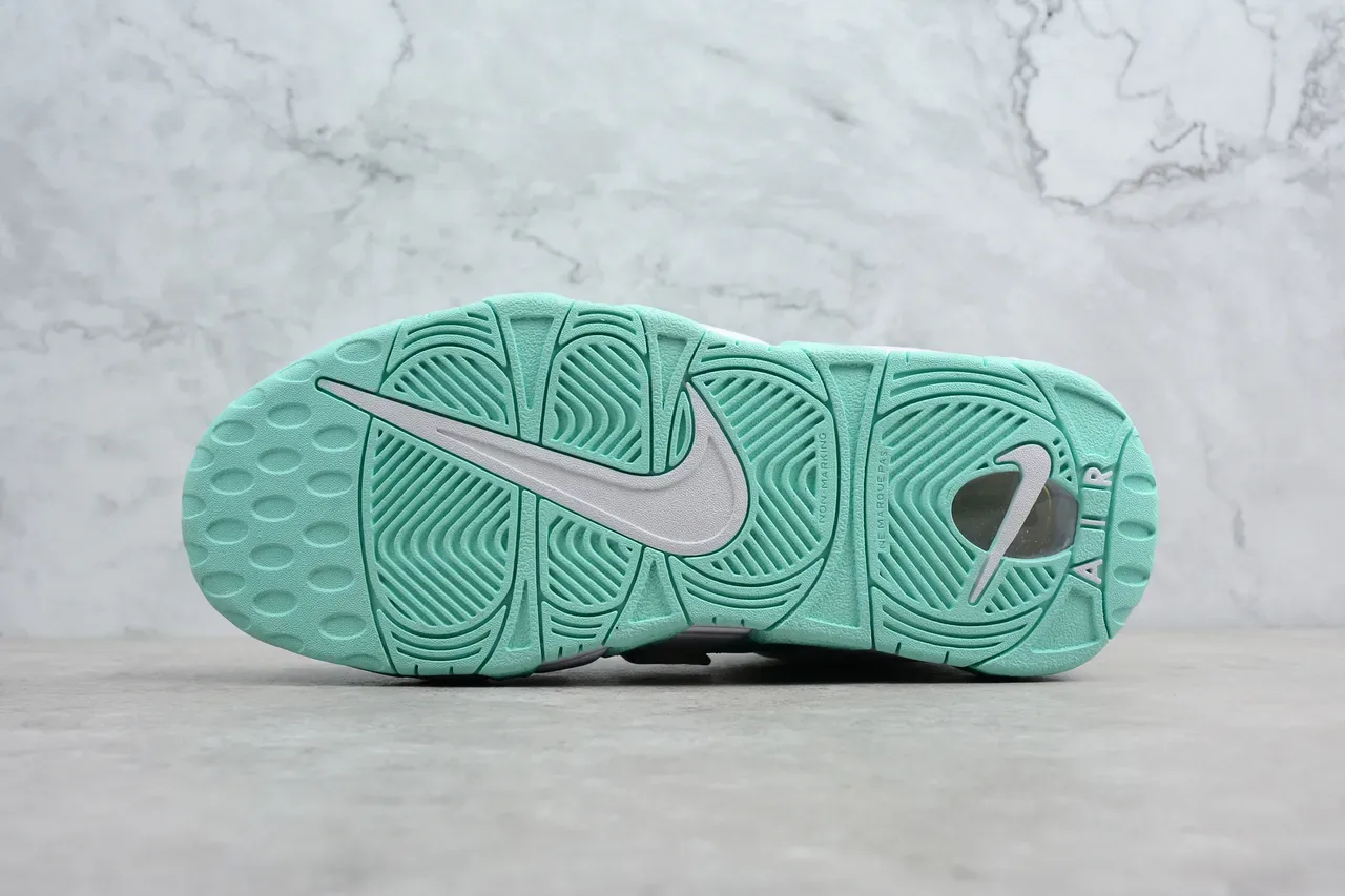 Nike Air More Uptempo Vert Menthe Blanc Sneakers Lifestyle 6