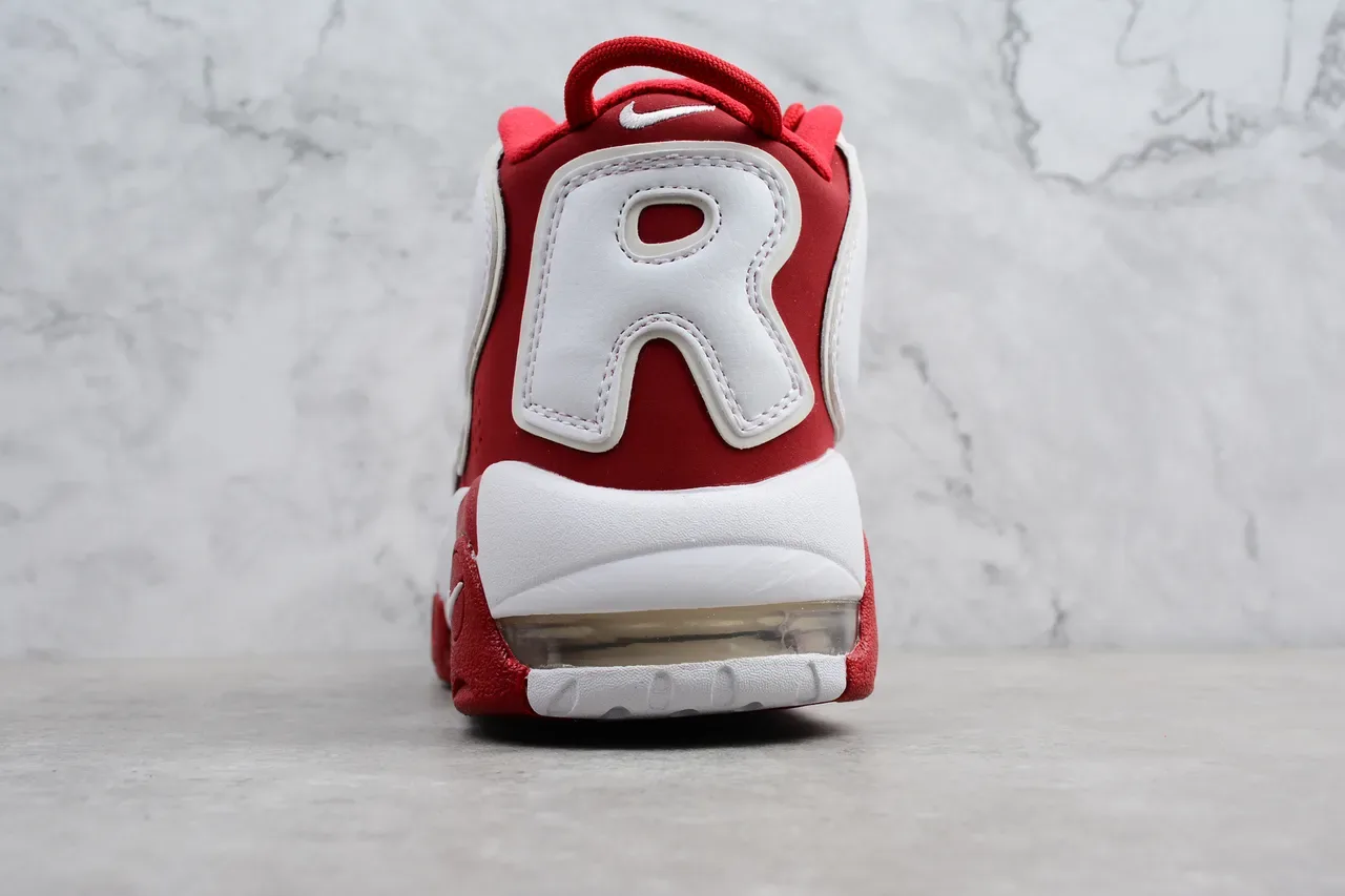 Nike Air More Uptempo 红白篮球鞋 5