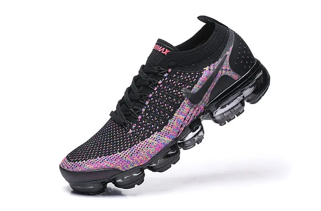 Nike Air VaporMax Flyknit Multicolor Speckled Lifestyle Sneakers 5