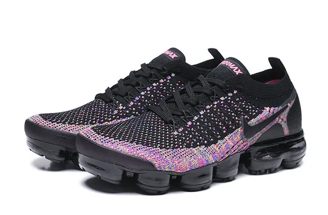 Nike Air VaporMax Flyknit Multicolor Speckled Lifestyle Sneakers 8