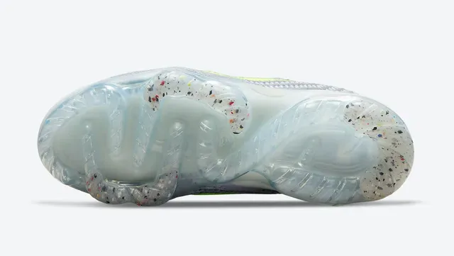 Nike Air VaporMax Cinza Verde Malha Superior Amortecimento Visível Tênis Lifestyle 2