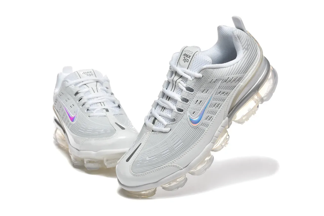 Nike Air VaporMax Plus Chaussures Lifestyle Gris Clair Holographique 3