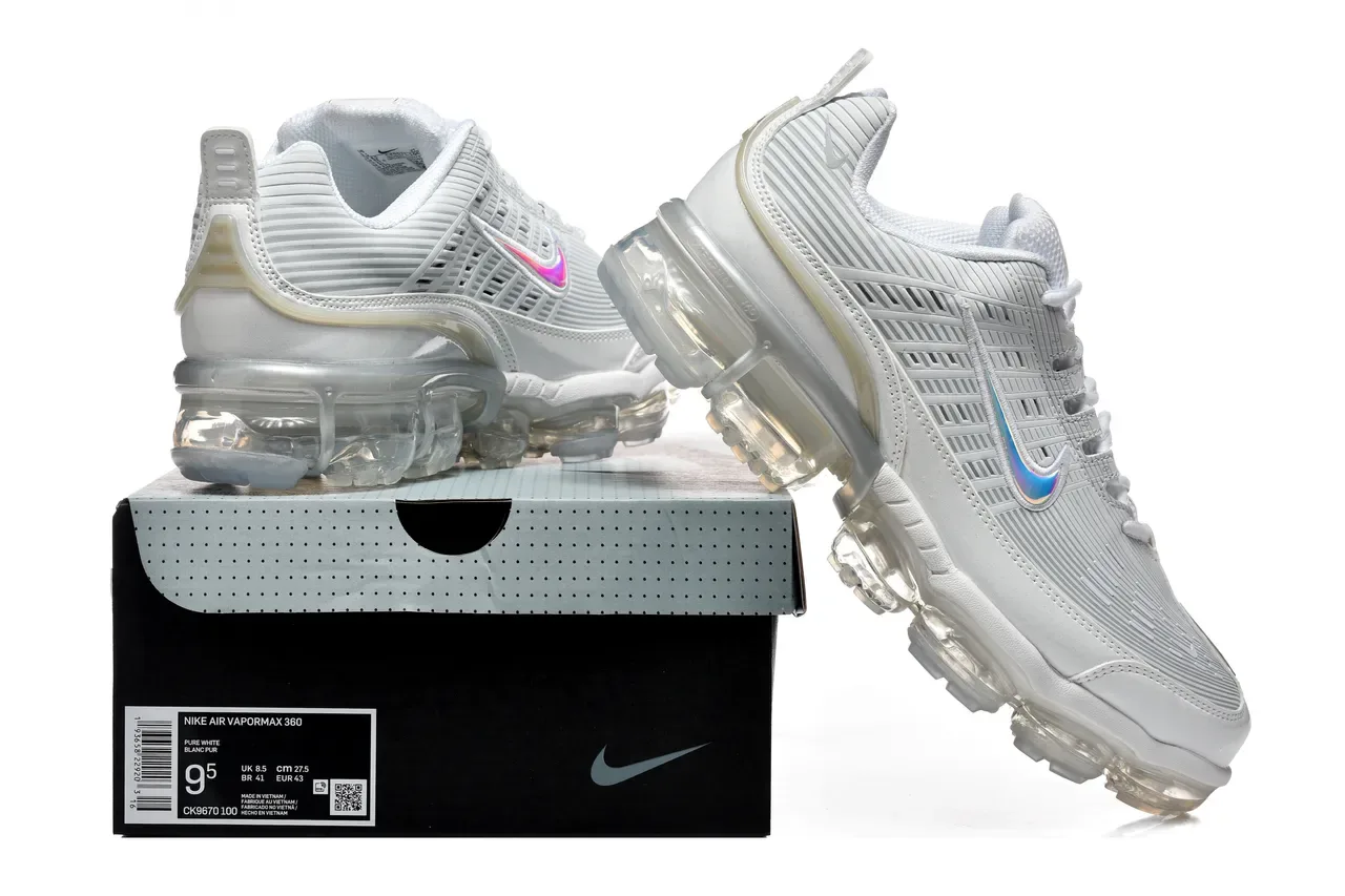 Nike Air VaporMax Plus Chaussures Lifestyle Gris Clair Holographique 8