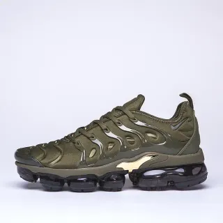 Nike Air VaporMax Plus Olive Green Metallic Gold Lifestyle Sneakers