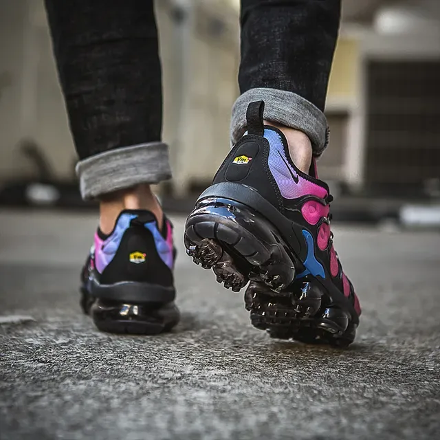 Nike Air VaporMax Plus Pink Purple Blue Lifestyle Sneakers 4
