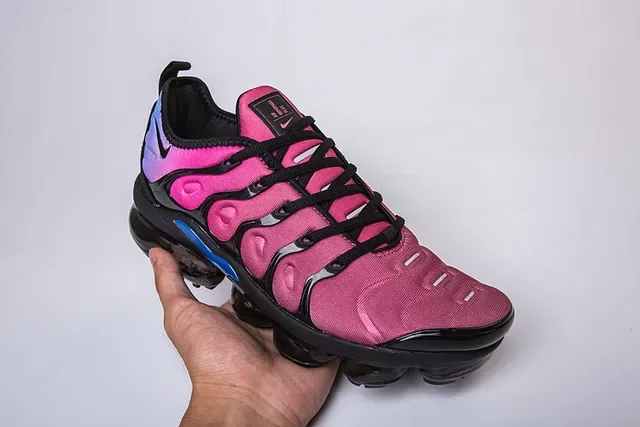 Nike Air VaporMax Plus Pink Purple Blue Lifestyle Sneakers 17