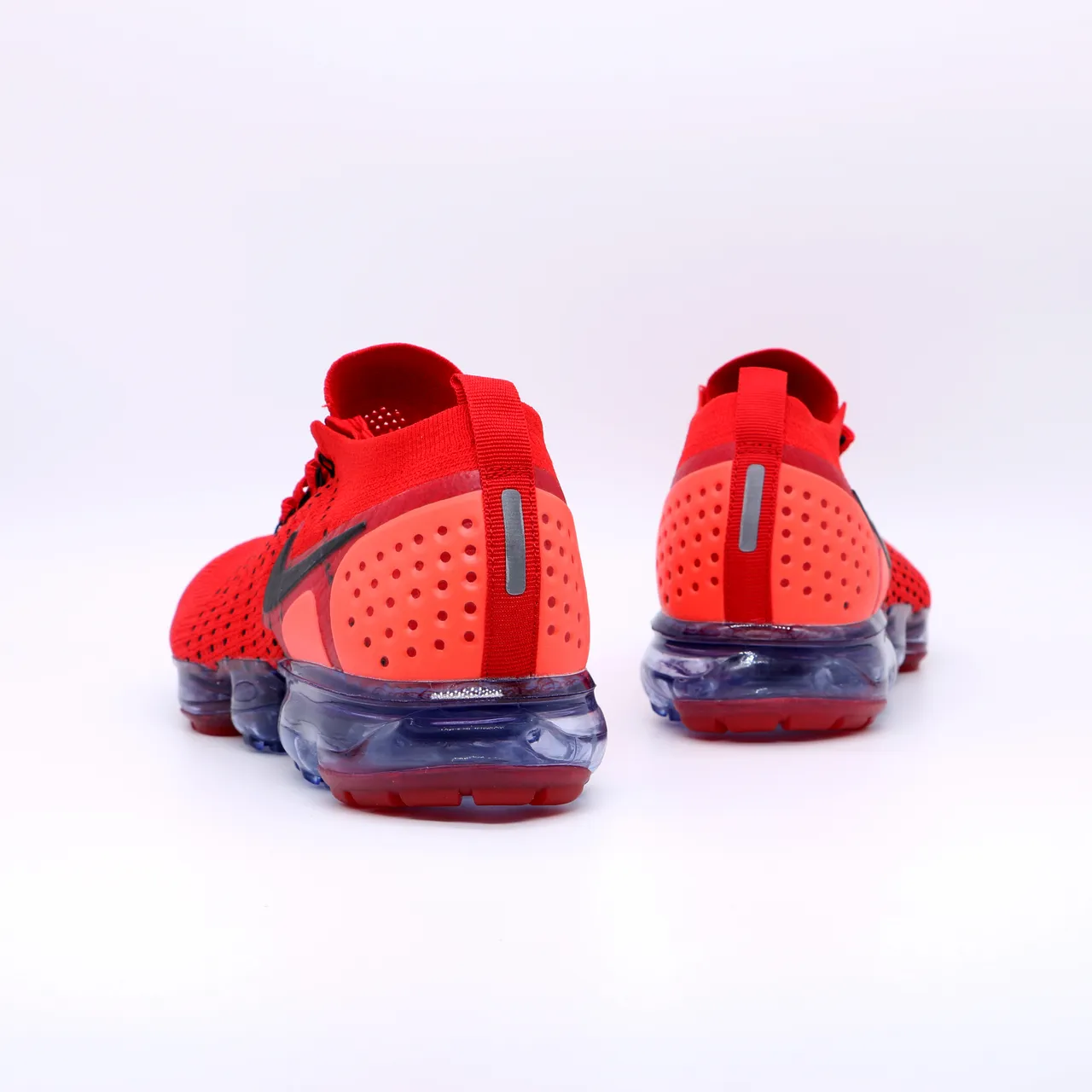 Nike Air VaporMax Red Black Translucent Sole Running Shoes 8