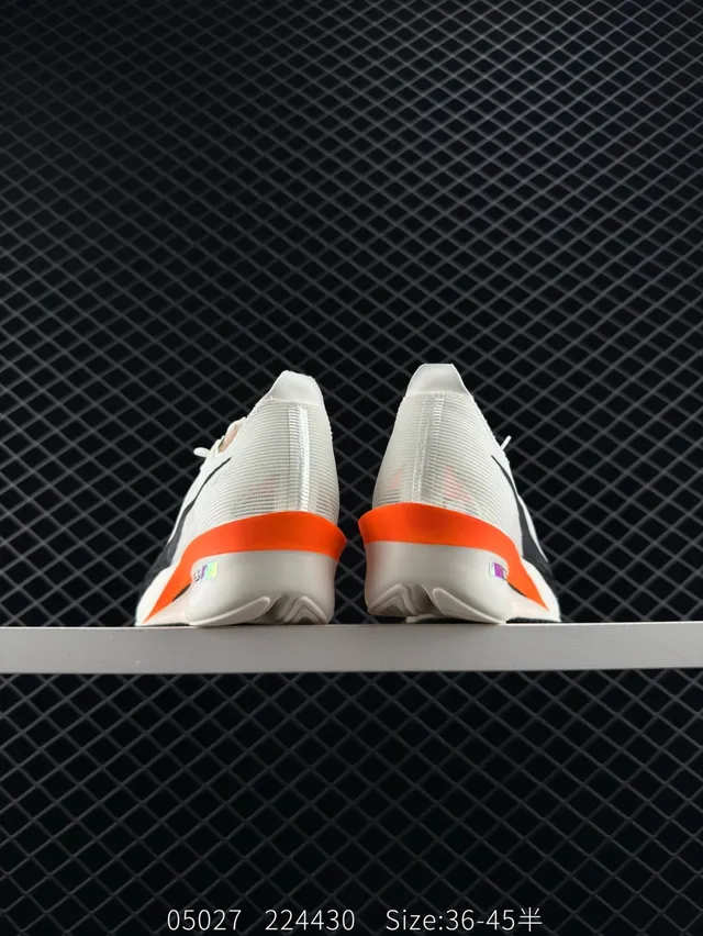 Nike Air Zoom Alphafly NEXT% 4 白色 黑色 橙色 跑鞋 4