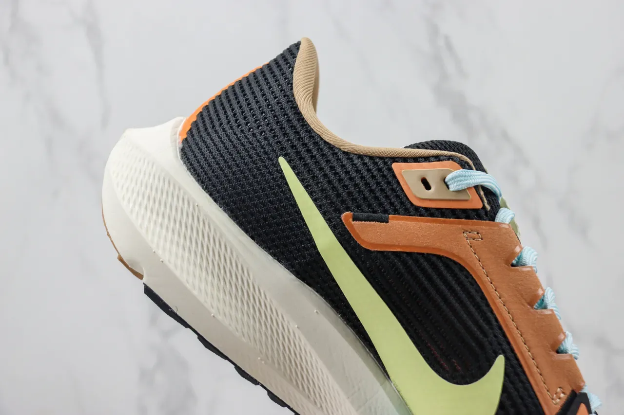 Nike Air Zoom Pegasus 40 Noir Beige Menthe Chaussures de Running 5